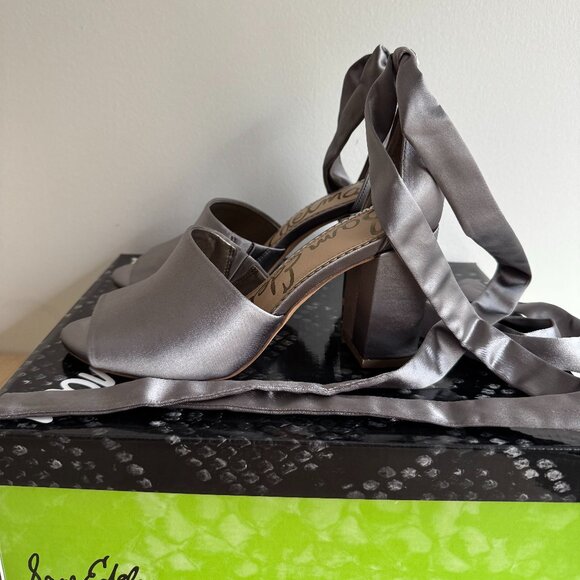 Sam Edelman Silver/Grey Odele Heels - Picture 4 of 7